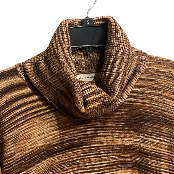 Jones New York Brown Fringe Sweater - Picture 5 of 8